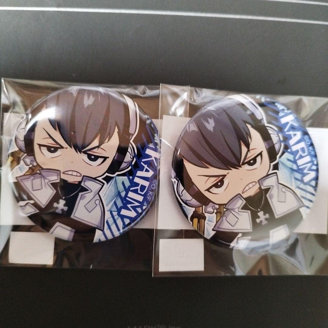 Amazon | まるくじ 炎炎ノ消防隊 カリムフラム 缶バッジ2個セット